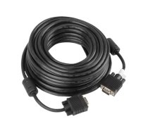 Lanberg - VGA cable - HD-15 (VGA) to HD-15 (VGA) - 15 m (CA-VGAC-10CC-0150-B Lanberg)