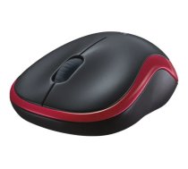 Logitech M185 - mouse - 2.4 GHz - red 910-002237