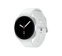 Samsung Galaxy Watch8 - silver - smart watch with sport band - white - 32 GB SM-L330NZSAEUE