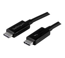 StarTech 1m (3.3ft) Thunderbolt 3 Cable, 20Gbps, 100W PD, 4K Video, Thunderbolt-Certified, Compatible w/ TB4/USB 3.2/DisplayPort - Thunderbolt cable - USB-C to USB-C - 1 m TBLT3MM1M