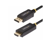 Startech 6.6ft (2m) DisplayPort to HDMI Adapter Cable, 4K 60Hz with HDR, DP to HDMI 2.0b, Active Video Converter, DisplayPort Desktop to HDMI Monitor, M/M - DisplayPort to HDMI Cord (6F-DP-HDMI-4K60-HDR) - adapter cable - DisplayPort / HDMI - 2 m 6F-DP-HDMI-4K60-HDR