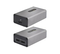 Startech 2-Port USB 3.0 Extender over OM3 Multimode Fiber, LC/LC, 2x 5Gbps USB-A Hub, 350m (1150ft) Range, Durable USB Fiber Optic Extender, Incl. 2x 10G MMF SFP+ modules - Optical USB Extender (F35023-USB-EXTENDER) - USB extender - USB 3.0 - TAA Complian F35023-USB-EXTENDER