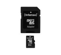 Intenso Class 10 - flash memory card - 8 GB - microSDHC 3413460