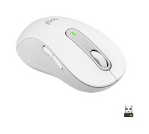 Logitech Signature M650 L - mouse - large size - 2.4 GHz, Bluetooth - off-white 910-006238