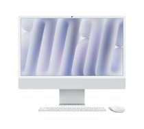 iMac 24” 4.5K Retina, Apple M4 10C CPU, 10C GPU/16GB/256GB SSD/Silver/INT (MWUU3ZE/A Apple)