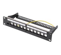 DIGITUS Professional DN-91420 - patch panel (blank) - 1U - 10" (DN-91420 DIGITUS)