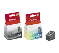 Canon PG-40 / CL-41 Multi Pack - 2-pack - black, colour (cyan, magenta, yellow) - original - ink tank (0615B043 Canon)