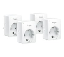 Tapo P100 V2 - smart plug - mini - 802.11b/g/n (pack of 4) TAPO P100(4-PACK) V1.2