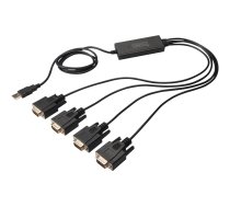 DIGITUS DA-70159 - serial adapter - USB - RS-232 x 4 DA-70159