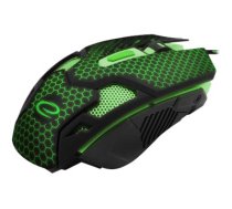 Esperanza MX207 COBRA - mouse - USB - green EGM207G