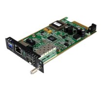 Startech Gigabit Ethernet Fiber Media Converter Card Module w/ Open SFP Slot - Fiber to Ethernet Converter - Ethernet Media Converter (ET91000SFP2C) - fibre media converter - 1GbE ET91000SFP2C