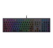 A4TECH FSTYLER FX60H - keyboard - QWERTY - grey Input Device A4TKLA47126