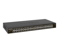 NETGEAR SOHO GS348 - switch - 48 ports - unmanaged - rack-mountable (GS348-100EUS NETGEAR)