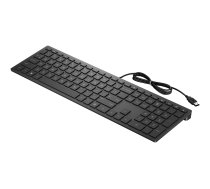 HP Pavilion 300 - keyboard - Bosnian/Croatian/Montenegrin/Slovenian/Serbian - jet black Input Device 4CE96AA#BED