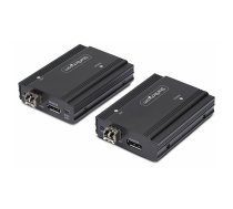 Startech DisplayPort KVM Console Extender Over Fiber Optic, 4K 60Hz - video/audio/USB extender - DisplayPort - TAA Compliant FD121-KVM-EXTENDER