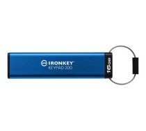 Kingston IronKey Keypad 200 - USB flash drive - 16 GB IKKP200/16GB