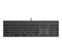 A4TECH FSTYLER FX60H - keyboard - QWERTY - grey Input Device A4TKLA47125