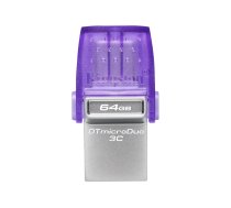 Kingston DataTraveler microDuo 3C - USB flash drive - 64 GB DTDUO3CG3/64GB