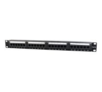 Gembird NPP-C524CM-001 - patch panel with cable management - 1U - 19" (NPP-C524CM-001 Gembird)