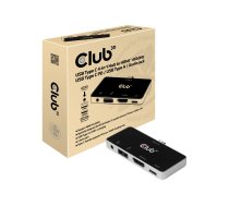 Club 3D USB Type C 4-in-1 Hub - docking station - USB-C - HDMI CSV-1591