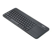 Logitech Wireless Touch Keyboard K400 Plus - keyboard - French - black Input Device (920-007129 Logitech)