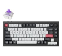 Keychron Q1 HE - keyboard - QMK custom, fully assembled knob - 75% - carbon black Input Device Q1H-M1