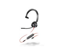 HP Poly Blackwire 3315 - headset - 3.5 mm jack, USB-C 76J14AA