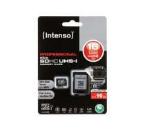 Intenso - flash memory card - 16 GB - microSDHC UHS-I 3433470