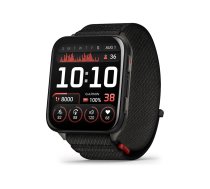 Garmin Venu X1 - black with slate fiber-reinforced titanium - sport watch with band - black - 32 GB 010-02980-02