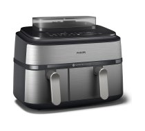 Philips 5000 Series NA555 - double hot air fryer - silver NA555/00