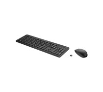 HP 235 - keyboard and mouse set - 3-zone layout, low profile key travel full size - QWERTY - English - black - Smart Buy Input Device 1Y4D0UT#ABB