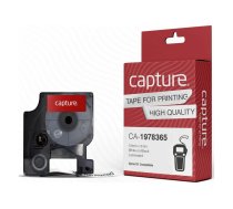 Capture - label tape - laminated - 1 cassette(s) - Roll (1.2 cm x 3 m) (alternative for: DYMO 1978365) (CA-1978365 Capture)