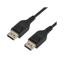 StarTech 3ft/1m VESA Certified DisplayPort 1.4 Cable, 8K 60Hz HBR3 HDR, Super UHD DisplayPort to DisplayPort Monitor Cord, Ultra HD 4K 120Hz DP 1.4 Slim Video Cable M/M DP Connectors - DP 1.4 Latching Cable - DisplayPort cable - DisplayPort to DisplayPort DP14MM1M