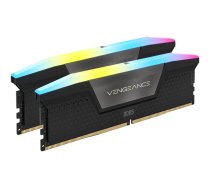 CORSAIR Vengeance RGB - DDR5 - kit - 32 GB: 2 x 16 GB - DIMM 288-pin - 6000 MHz / PC5-48000 - unbuffered CMH32GX5M2B6000C38