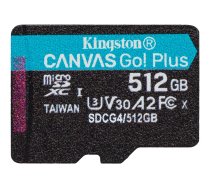 Kingston Canvas Go! Plus - flash memory card - 512 GB - microSDXC UHS-I SDCG4/512GBSP