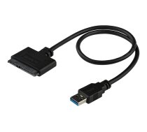 Startech SATA to USB Cable - USB 3.0 to 2.5" SATA III Hard Drive Adapter - External Converter for SSD/HDD Data Transfer (USB3S2SAT3CB) - storage controller - SATA 6Gb/s - USB 3.0 USB3S2SAT3CB