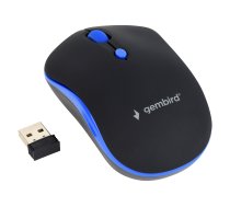 Gembird MUSW-4B-03-B - mouse - 2.4 GHz - black, blue MUSW-4B-03-B