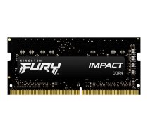 Kingston FURY Impact - DDR4 - module - 8 GB - SO-DIMM 260-pin - 3200 MHz / PC4-25600 - unbuffered (KF432S20IB/8 Kingston)