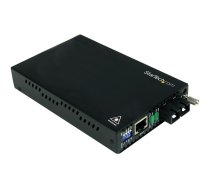 Startech 10/100 Mbps Single Mode Fiber Media Converter SC - 18.6 miles/30km over Single Mode SC Fiber (ET90110SM302) - fibre media converter - 10Mb LAN, 100Mb LAN ET90110SM302