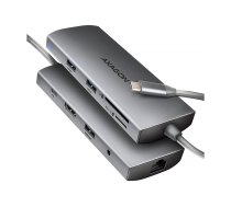 AXAGON HMC-8HLSA - docking station - USB-C 3.2 Gen 2 / USB4 / Thunderbolt 3 / Thunderbolt 4 - HDMI - 1GbE HMC-8HLSA