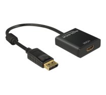 Delock Adapter Displayport 1.2 male > HDMI female 4K Active - video converter - Parade PS171 - black 62607