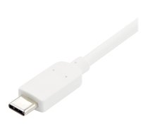 StarTech USB C to HDMI 2.0 Adapter with Power Delivery, 4K 60Hz USB Type-C to HDMI Display/Monitor Video Converter, 60W PD Pass-Through Charging Port, Thunderbolt 3 Compatible, White - USB-C Display Adapter (CDP2HDUCPW) - external video adapter - white CDP2HDUCPW