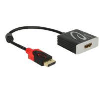 Delock Adapter Displayport 1.2 male > HDMI female 4K Active - video converter - Parade PS176 - black 62734