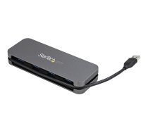 Startech 4 Port USB 3.0 Hub, 4x USB-A, 5Gbps Laptop/Desktop USB Type-A Hub, USB Bus Powered, 11" Long Cable with Cable Management (HB30AM4AB) - hub - 4 ports HB30AM4AB