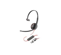 HP Poly Blackwire 3215 - headset - 3.5 mm jack, USB-C 8X227AA