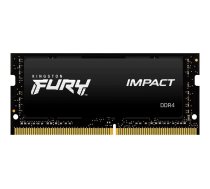 Kingston FURY Impact - DDR4 - module - 16 GB - SO-DIMM 260-pin - 2666 MHz / PC4-21300 - unbuffered (KF426S15IB1/16 Kingston)