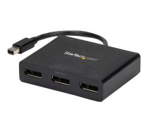 StarTech.com 3-Port Multi Monitor Adapter, Mini DisplayPort 1.2 to 3x DisplayPort MST Hub, Triple 1080p or Dual 4K 30Hz, mDP to DP MST Video Splitter for Extended Desktop on Windows PCs -     Multi Stream Transport (MSTMDP123DP) - video splitter - 3 ports (MSTMDP123DP StarTech.com)