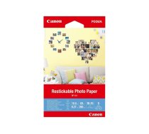 Canon Restickable Photo Paper RP-101 - photo stickers - matte - 5 sheet(s) - 100 x 150 mm - 260 g/m² (3635C002 Canon)