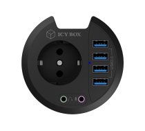 ICY BOX IB-HUB1430 - hub - 4 ports (IB-HUB1430 RaidSonic)