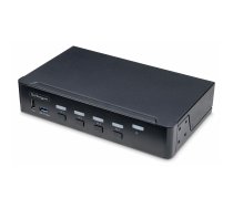 Startech 4-Port DisplayPort KVM Switch, 4K 60Hz, TAA Compliant - KVM / audio / USB switch - 4 ports - TAA Compliant P4AD122-KVM-SWITCH